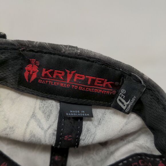 Kryptek Men's Strapback hat Gray Snake Scale Pattern Size Adult 2A 2nd Amendment - Picture 7 of 9